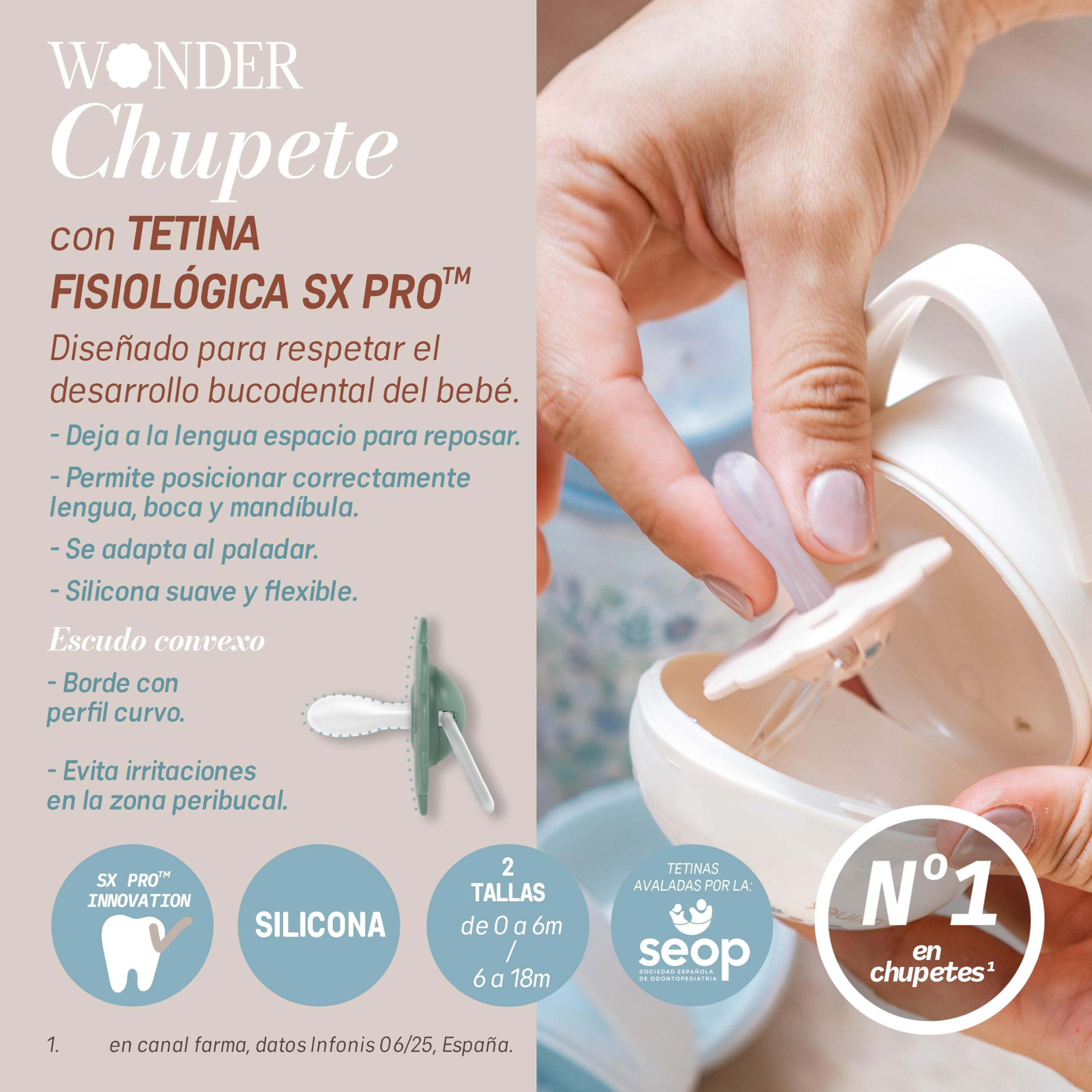 suavinex-wonder-chupete-0-6-meses-con-tetina-fisiol-gica-sx-pro-de-silicona-y-es image 3