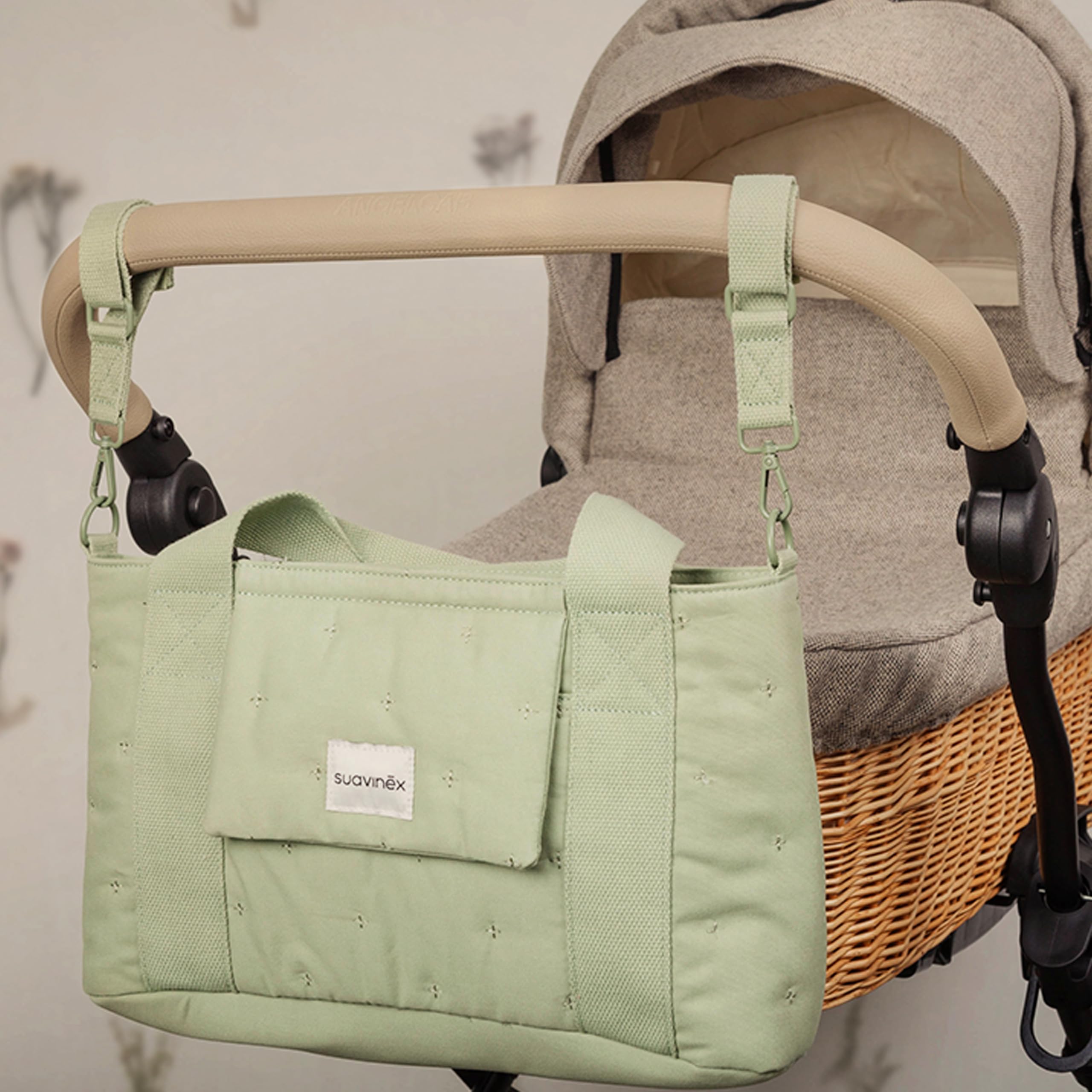 suavinex-bolso-maternidad-organizador-tipo-panera-para-carrito-11-44-l-con-bolsi image 2