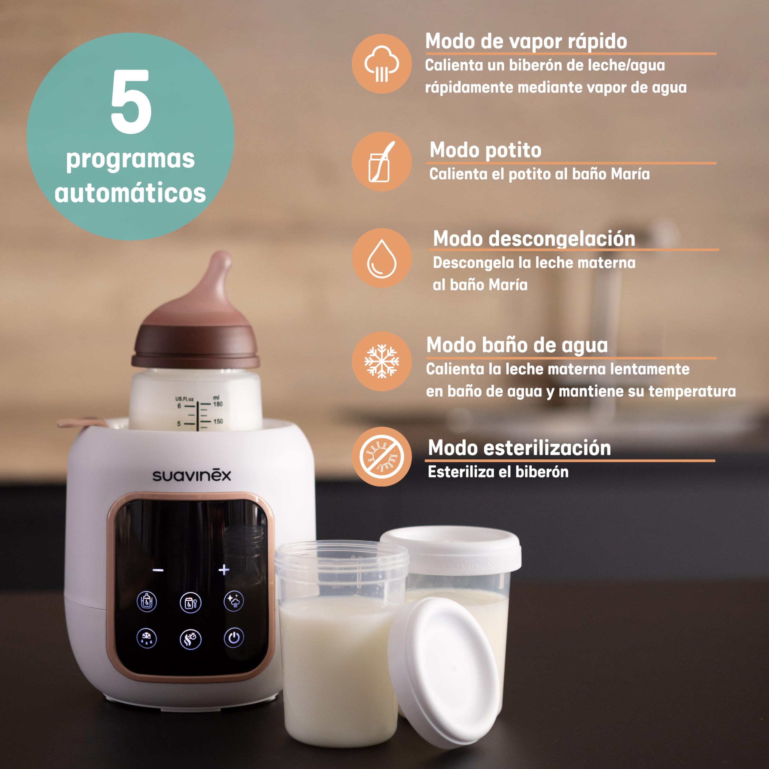 suavinex-calientabiberones-y-esterilizador-2-en-1-con-5-programas-autom-ticos-mo image 3