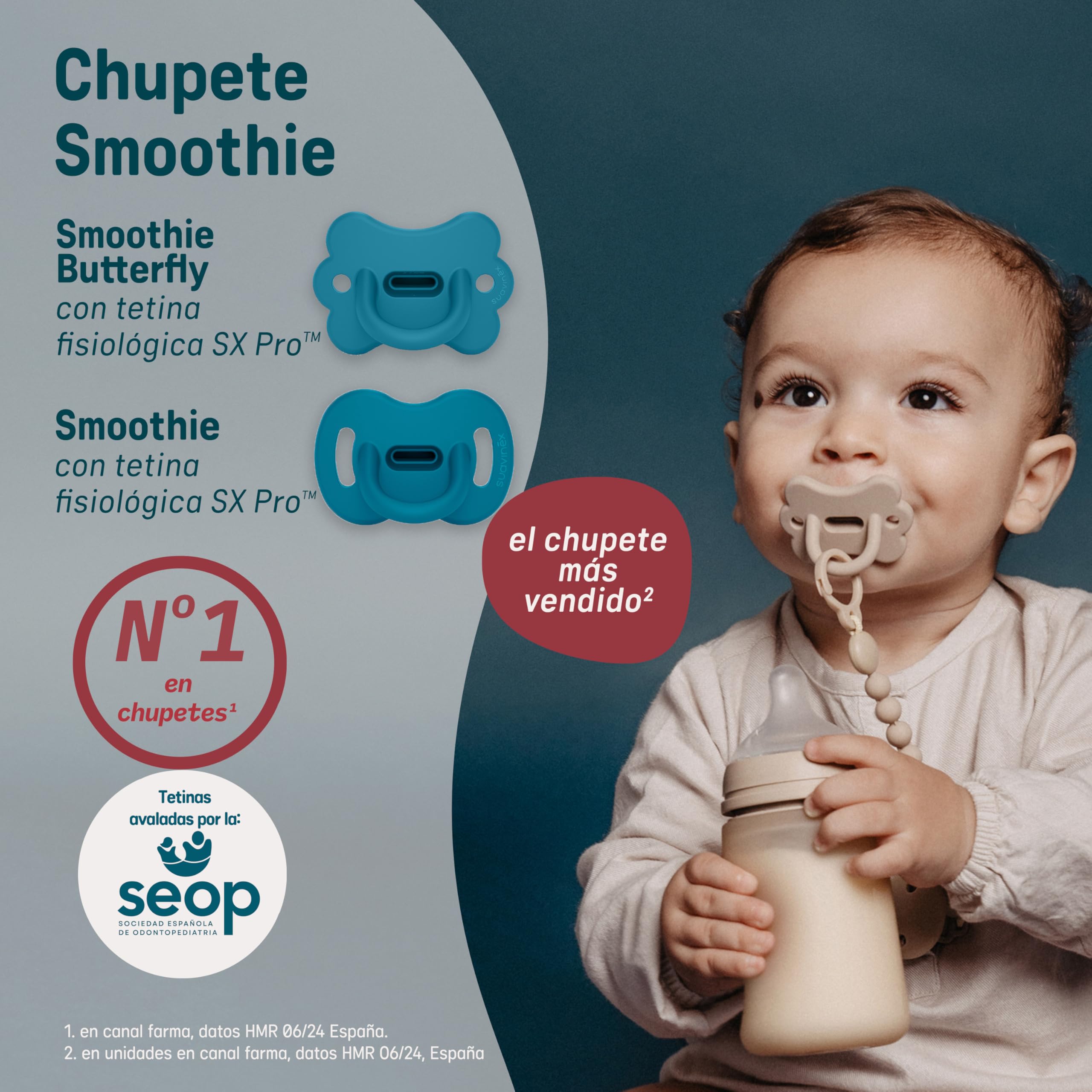 suavinex-chupete-todo-silicona-sx-pro-pack-4-chupetes-de-silicona-para-beb-s-0-6 image 3
