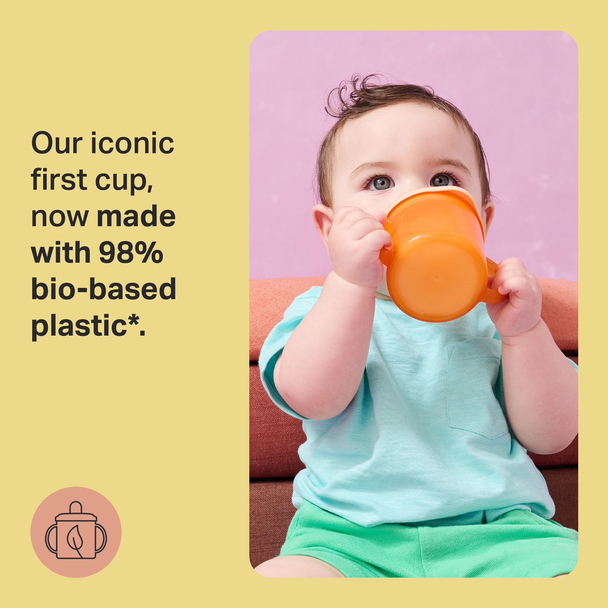 tommee-tippee-first-cup-vaso-antiderrames-para-beb-desde-4-meses-boquilla-abatib image 2
