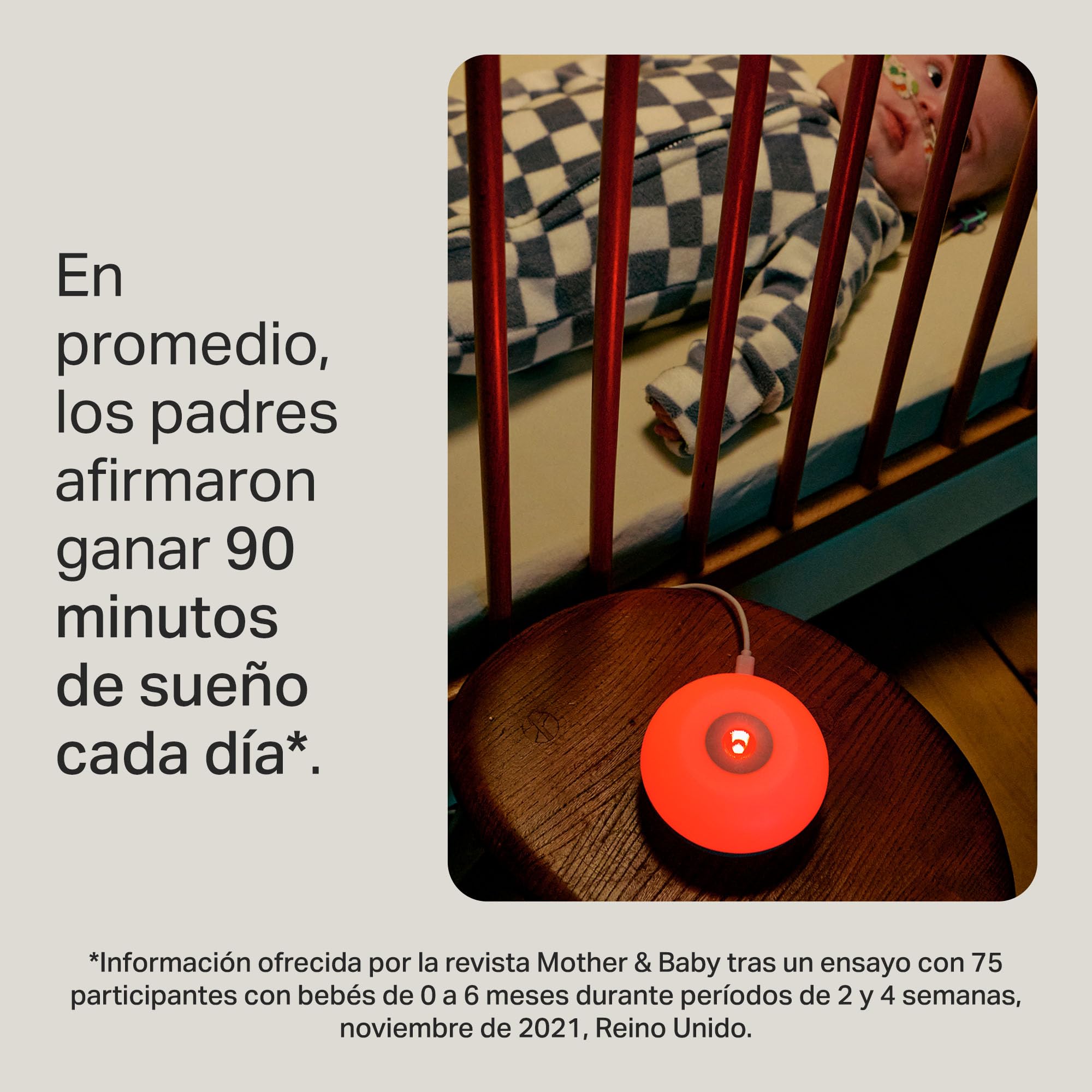 tommee-tippee-dreammaker-asistente-para-conciliar-el-sue-o-con-ruido-rosa-luz-ro image 3
