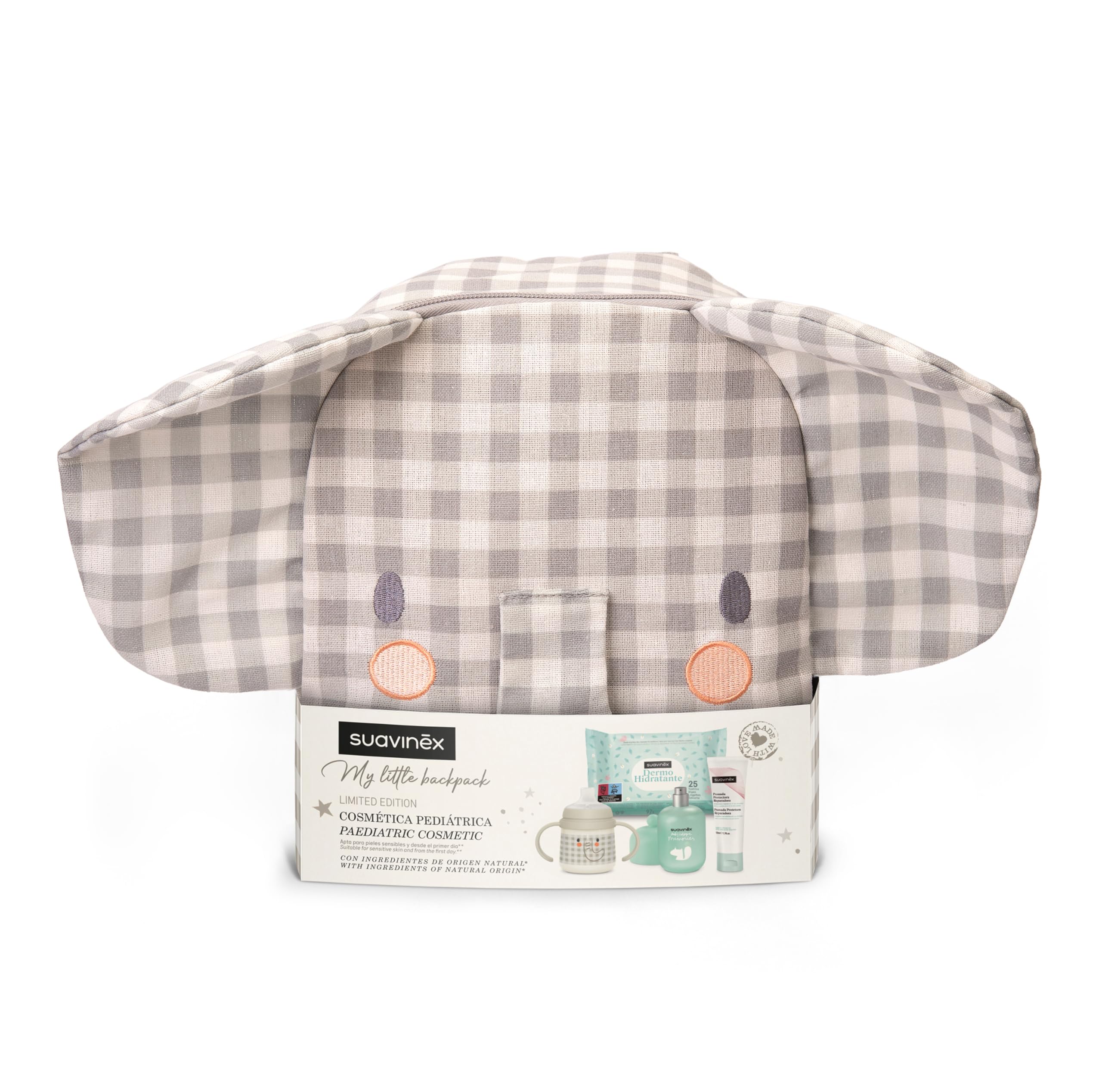 suavinex-canastilla-elefante-gris-mochila-guarder-a-regalo-de-beb-con-colonia-me image 5