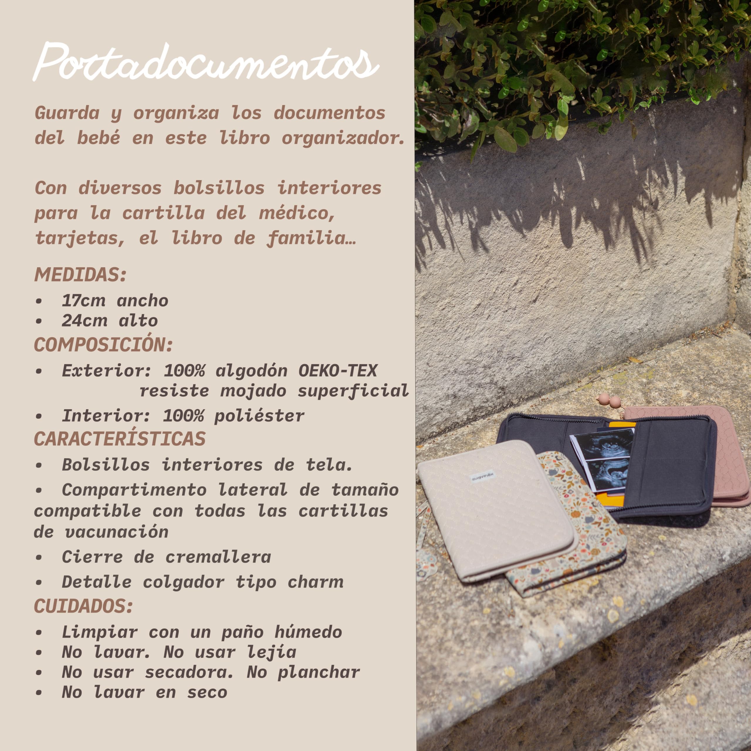 suavinex-portadocumentos-beb-rosa-funda-organizadora-con-cremallera-para-cartill image 6